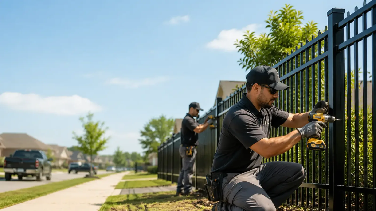 Metal Fence Installation in Russellville, OH